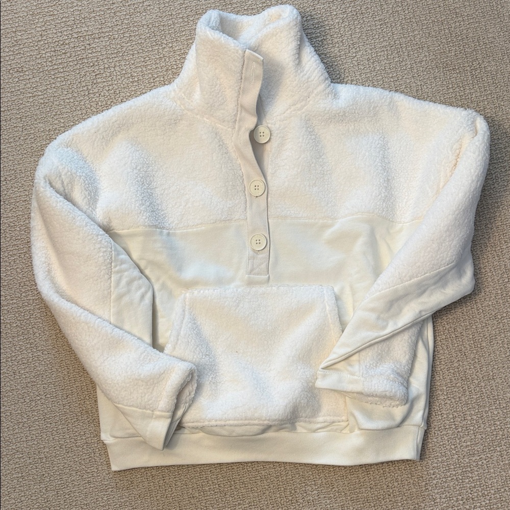 J. Crew Cream Sherpa Jacket